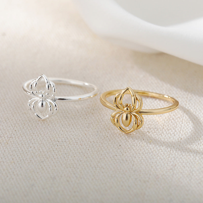 Spider Ring Fashion Simple Copper Rings for Men and Women Featuring a Unique Spider Designs Jewelry Band Rings