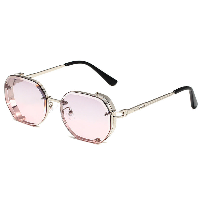 Mens Square Sunglasses Metal Frame Driving Glasses Outdoor Sports Eyewear Fashionable Durable PC Lens In Color Variant