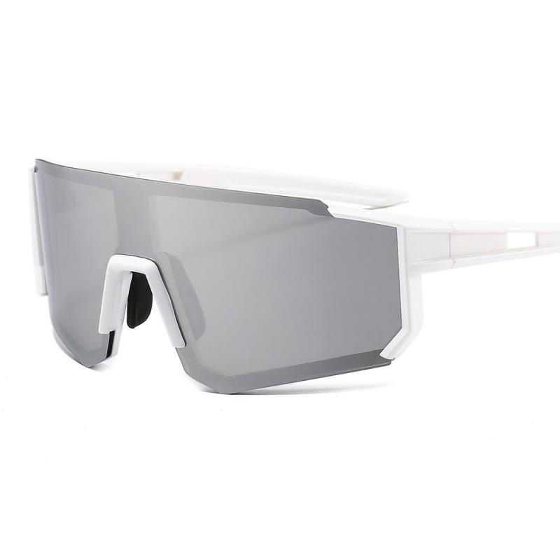 Cycling Glasses Large Frame UV400 PC Lens Sports Eyewear Clear Vision For Bike Riding Glasses Non Polarized Gear