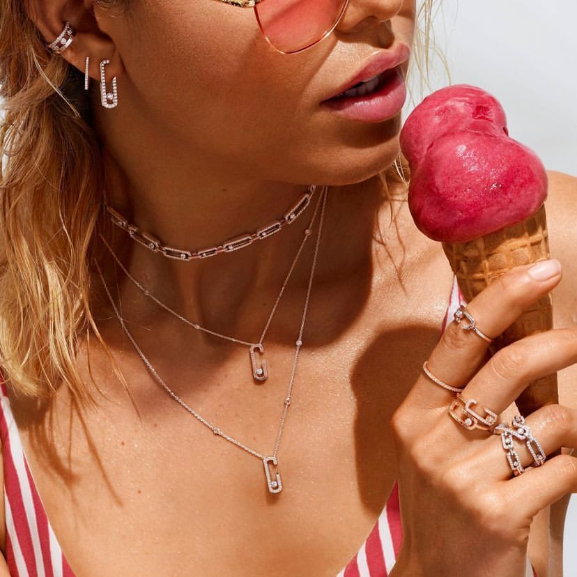 Womens Adjustable Copper Ring With Zircon Geometric Inlaid Design Fashion Gold Plated Ring Artificial Gemstone