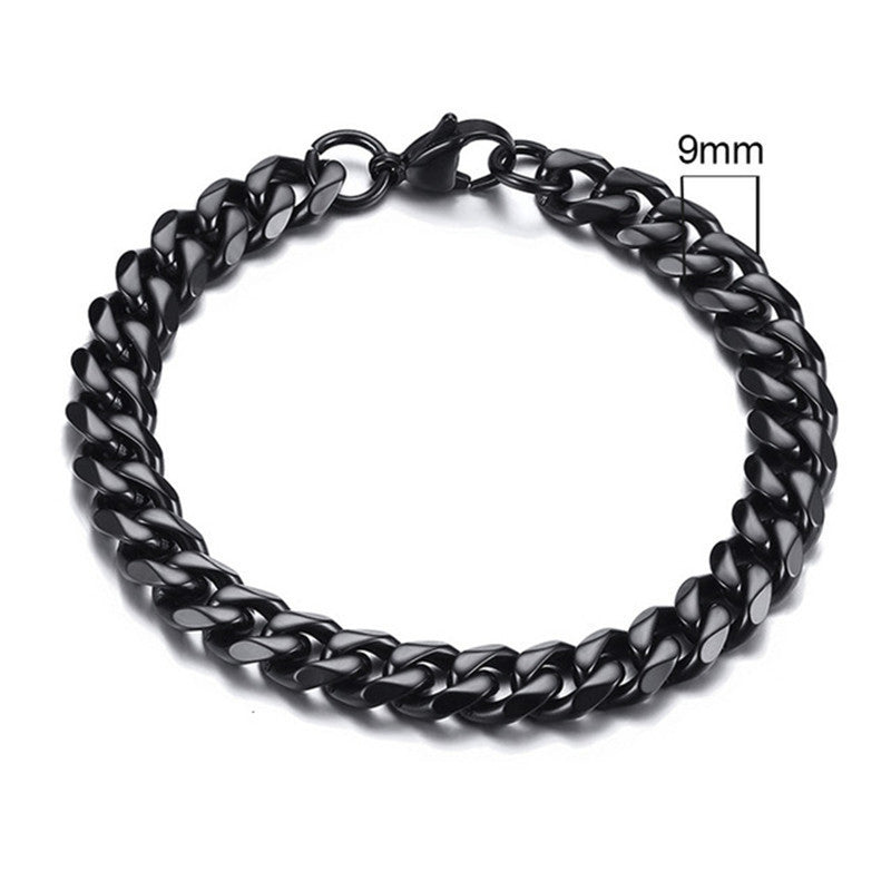 Mens Metal Gold Plated Stainless Steel Bracelet Handwork Fashion Jewelry Electroplated Trendy Metal Accessory Gift