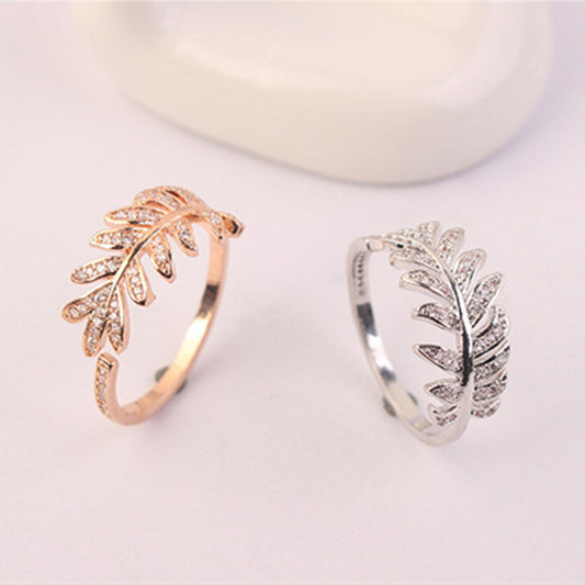 Womens Minimalist Vintage Knuckle Ring Geometric Zirconia Copper Gold Plated Rose Gold Everyday Chic Accessory