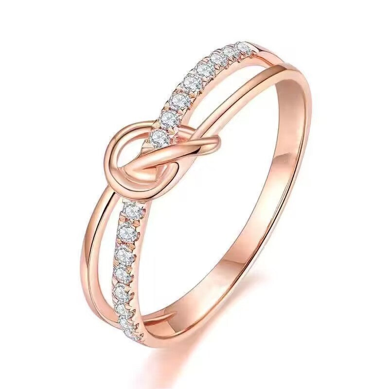 Adjustable Copper Ring Geometric Design For Women Rose Gold Silver Electroplated Ring For Everyday Style Shine