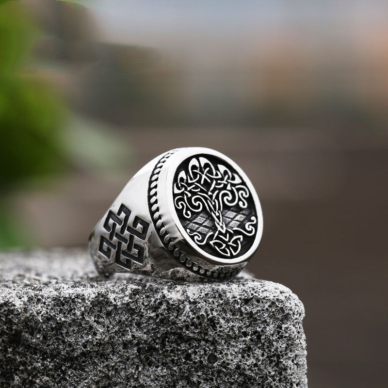 European And American Men's Titanium Steel Ring