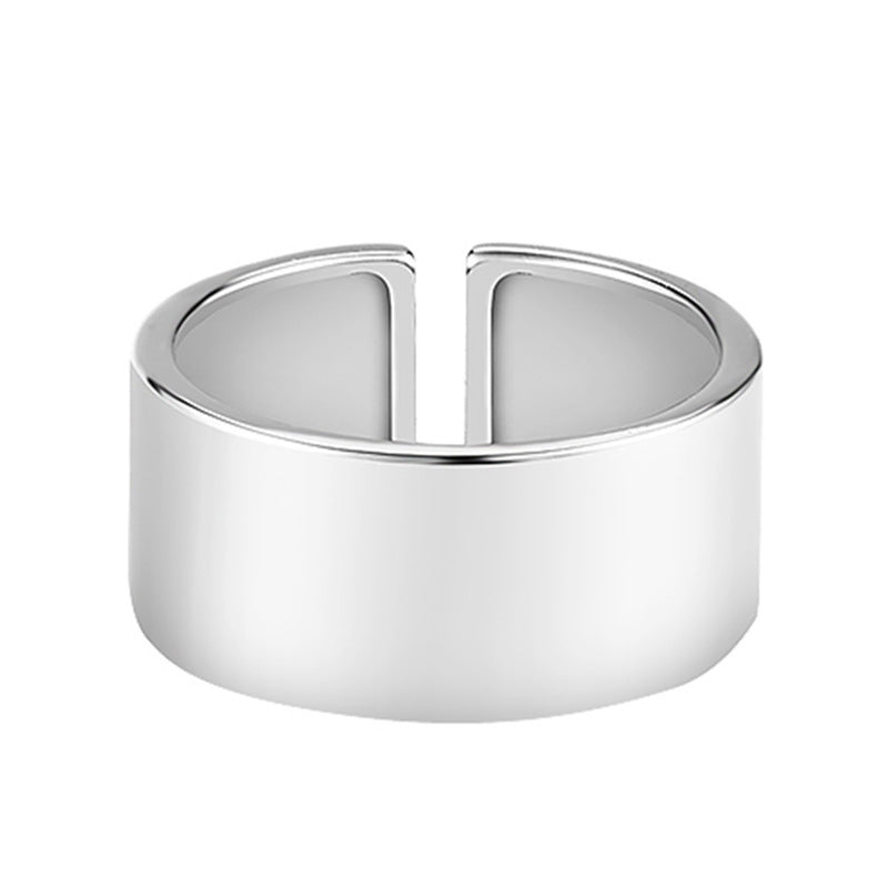 Womens Adjustable Ring Thai Silver Plated Multi Layer Line Cross Geometric Design Fashion Ring Line Ring Cross