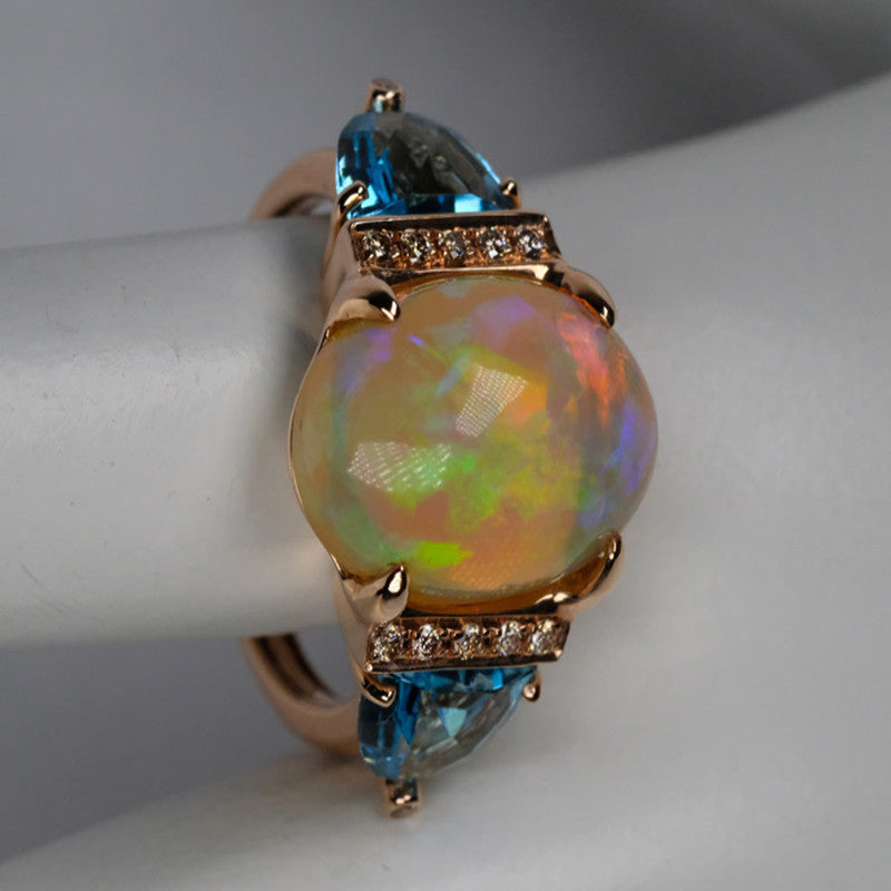 Elegant Water Drop Ring For Women Electroplated Alloy Fashion Vintage Simple Ring For Everyday Wear Gift Today