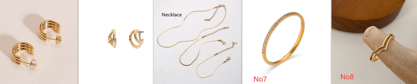 Womens Titanium Steel Double Layer Ring Geometric Design V Shaped Jewelry For Everyday Wear Fashion Essentials