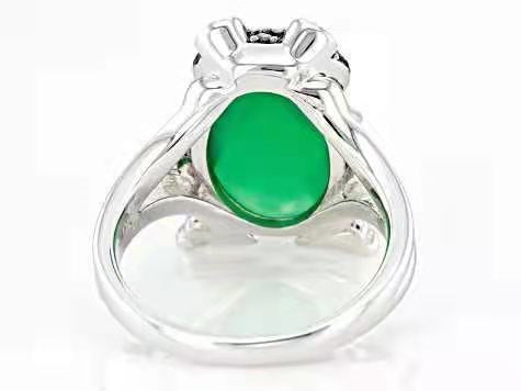 Unisex Green Zircon Frog Ring Star Shaped Alloy Jewelry Gift Fashion Accessory Animal Lover Gift Idea Elegant Design