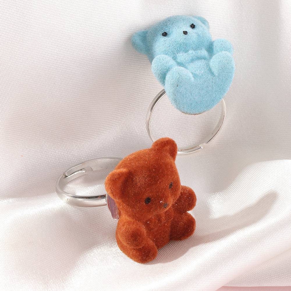 Womens Velvet Ring Fashion Jewelry Simple Metal Electroplated Ring Chicest Ring For Women Creative Ring Design