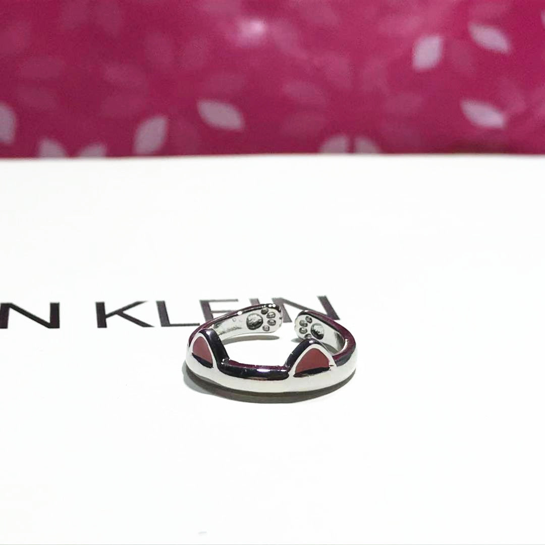 Couple Rings Cute Cat Ear Rings For Women And Men Matching Promise Rings Anniversary Fashion Jewelry Gift Gold