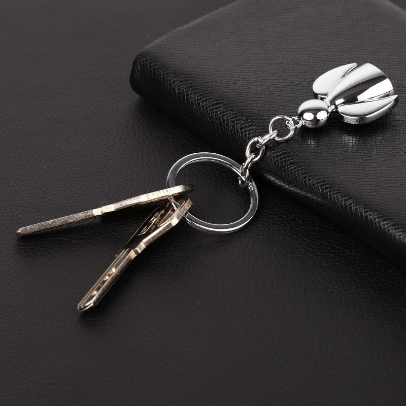 Unisex Angel Keychain Doll Shape Key Ring Zinc Alloy for Keys Bags Accessories Durable Everyday Keychain Items