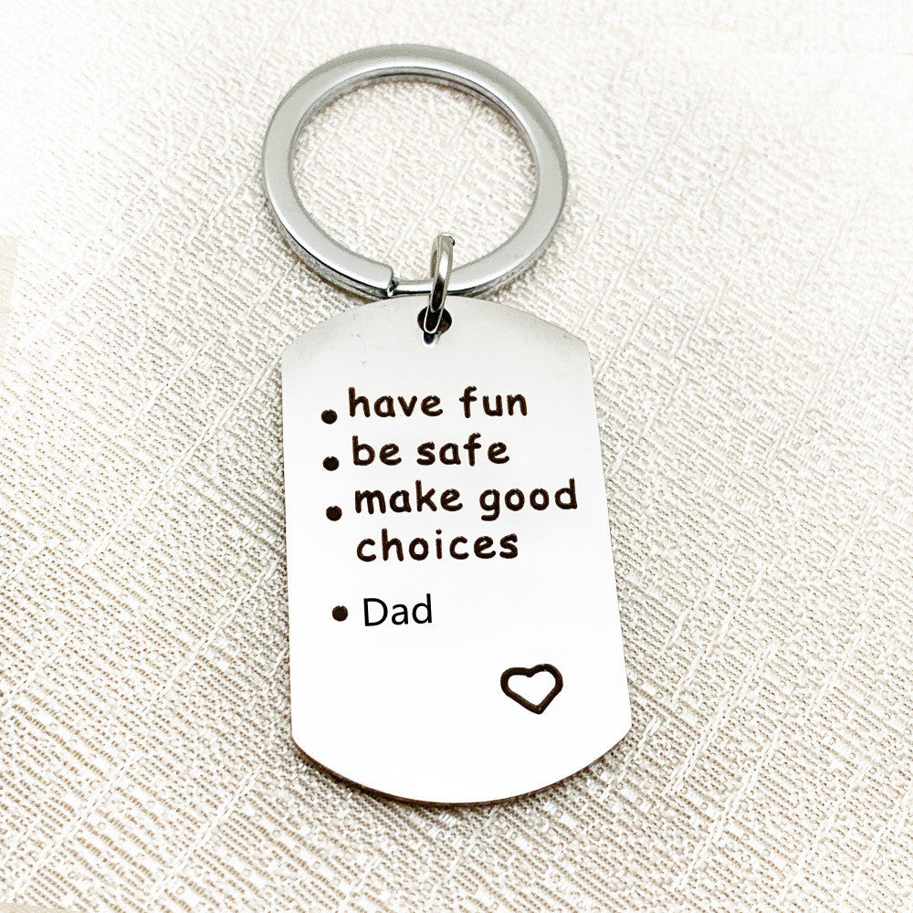 Stainless Steel Key Chain For Keys Bags And Accessories Fashion Simplicity Electroplated Durable Metal Everyday