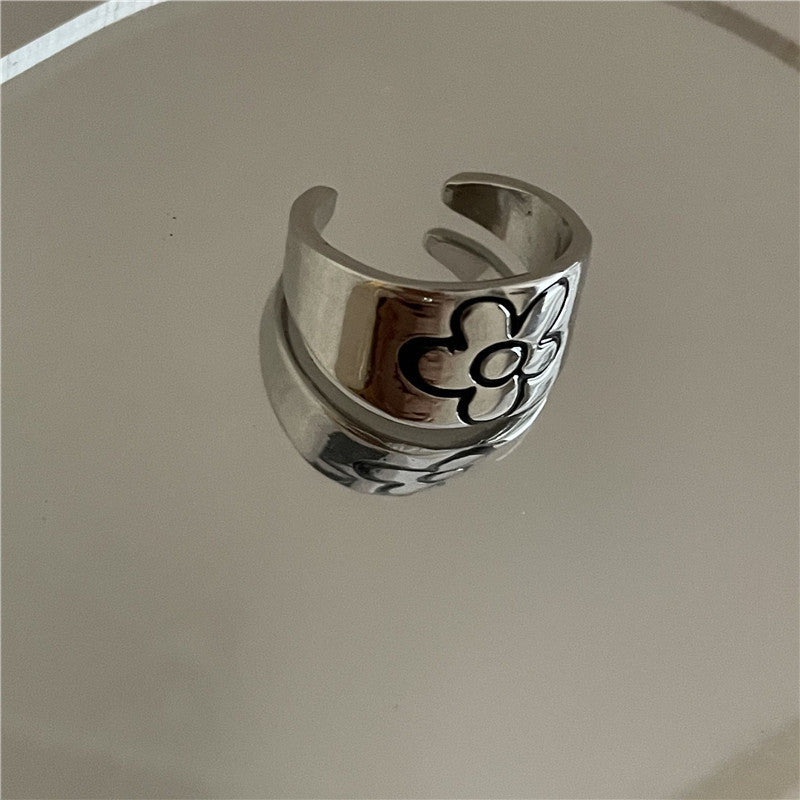 Womens Butterfly Tail Ring Alloy Electroplated Open Adjustable Zodiac Animal Design Ring For Women Girls Jewelry