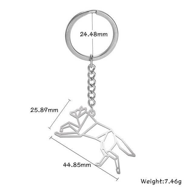 Animal Stainless Steel Key Ring Keychain For Men And Women With Various Animal Designs Durable Non Rusting Dog