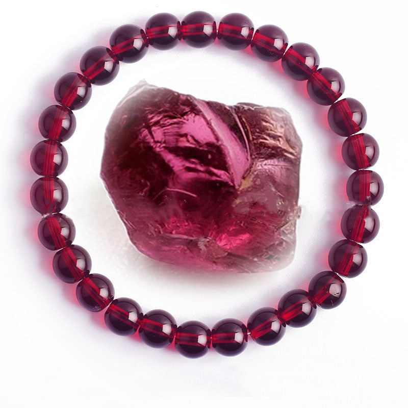 Unisex Bead Bracelet Natural Stone Hand Polished Vintage Geometric Spherical Design for Women and Men Elegance