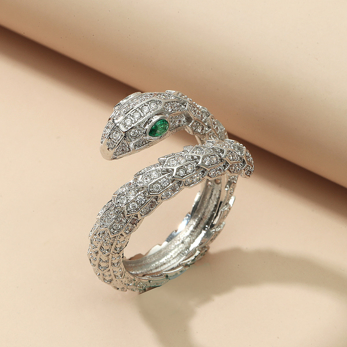 Korean Style Simple Ring With Copper Zircon Inlay For Women Minimal Fashion Jewelry Casual Wear And Chic Style