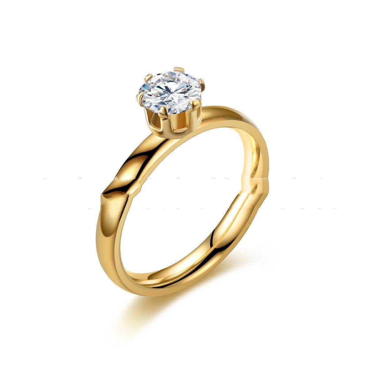 Stainless Steel Cat Ear Couple Ring Set For Women Polished Band 2mm Thick 4mm Wide Cute Jewelry For Women Lovers Gift