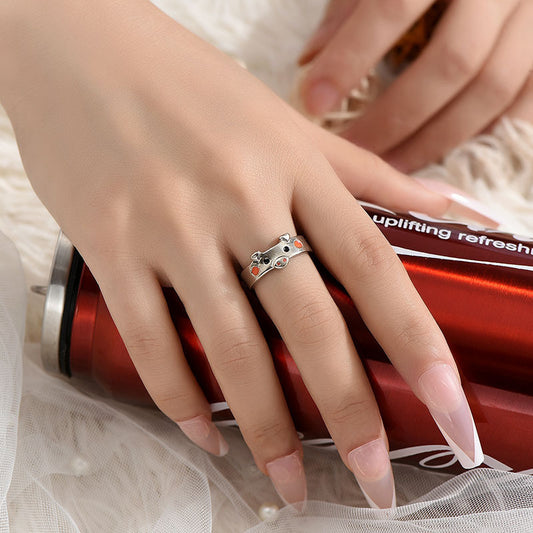 Pig Zodiac Animal Ring European American Fashion Jewelry Alloy Gift Ring Individually Packed Elegant Accessory