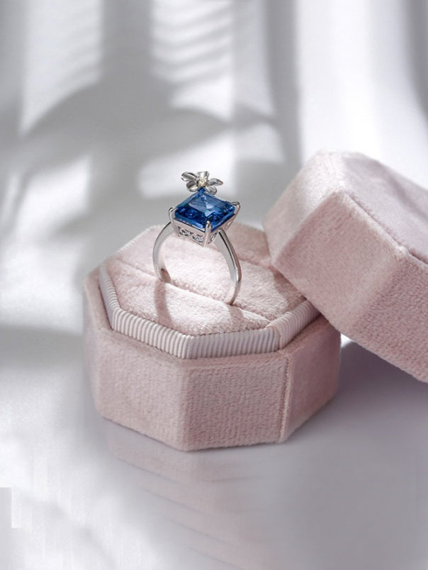 Personalized Solid Color Dual Use Ring Copper Zircon Geometry Style For Women Jewelry Elegant Everyday Glowups