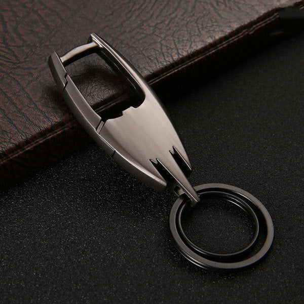 Unisex Stainless Steel Doll Keychain Black Gold Silver Finishes Durable Metal Key Ring Gift For Advertising Promo