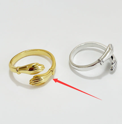 Sterling Silver Finger Ring For Women Geometric Design With Gemstones 925 Silver Plated Finishing Elegant Ring