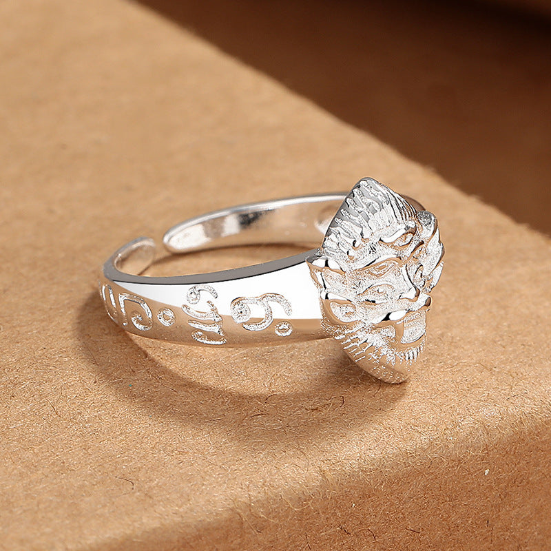 Womens Adjustable Monkey Ring With Five Eyes And Four Ears Copper Daily Wear Jewelry For Everyday Style Trendy