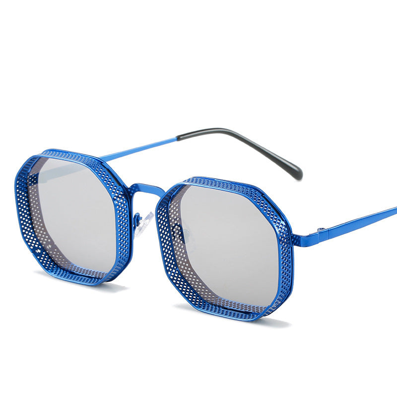 Metal Frame Box Sunglasses For Men And Women PC Lenses Travel Sunglasses Durable Lightweight Frame Eyewear Great Gift