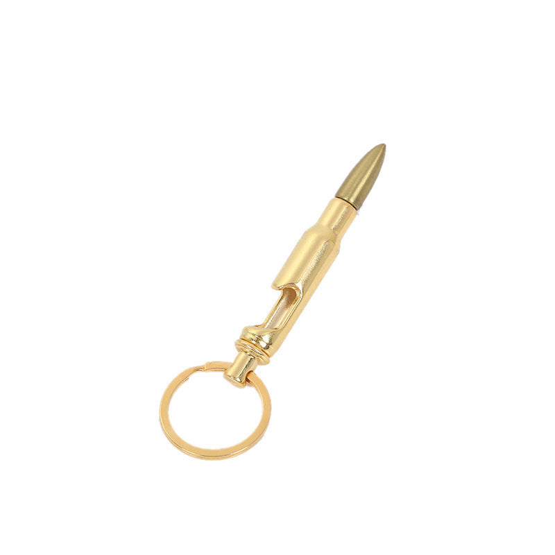 Bullet Shape Keychain Bottle Opener Pendant Alloy Fashion