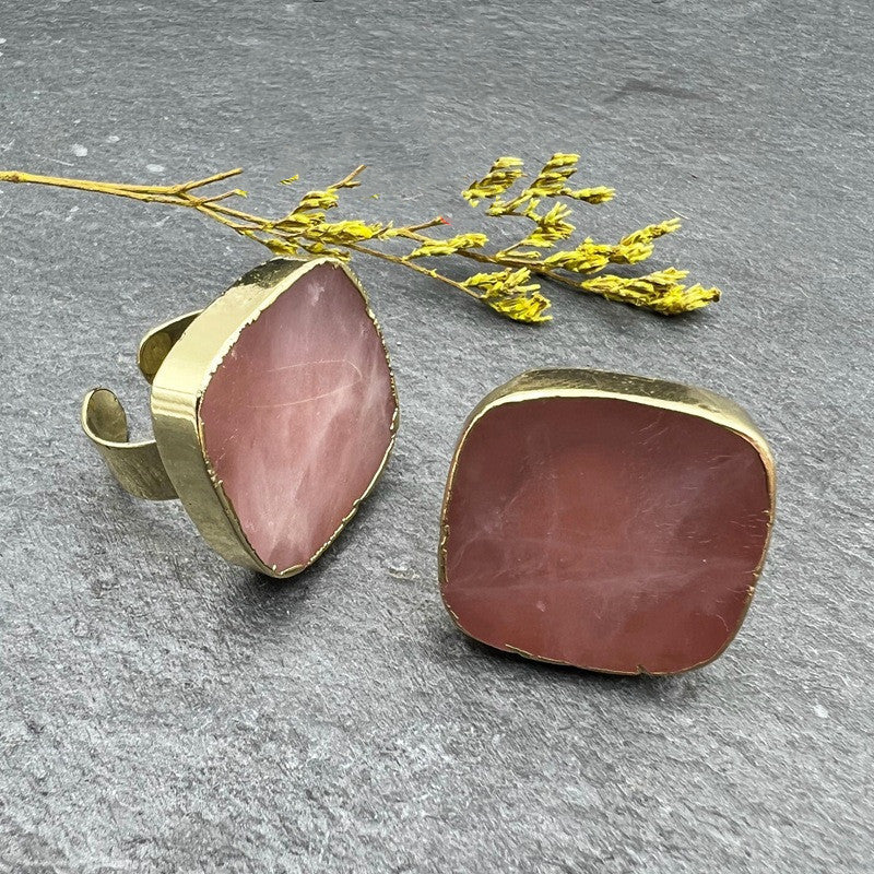 Square Fashion Ring Opening Adjustable