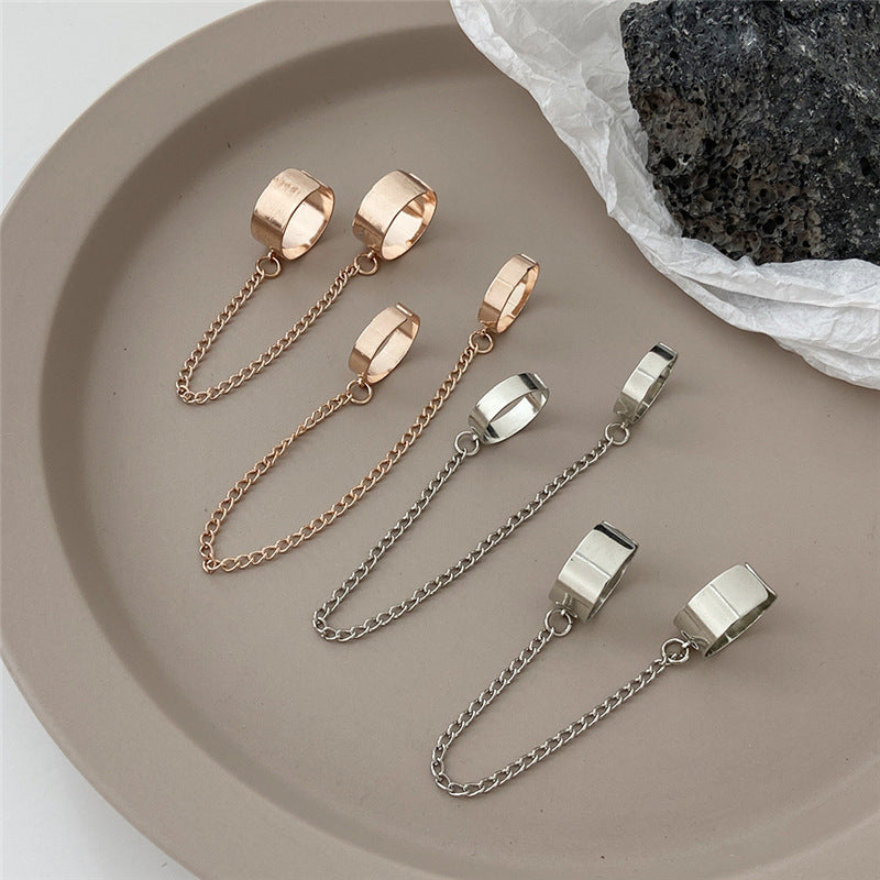 Geometric Knuckle Ring Set Adjustable Opening Alloy Electroplated Silver Gold Rose Gold European Jewelry Piece