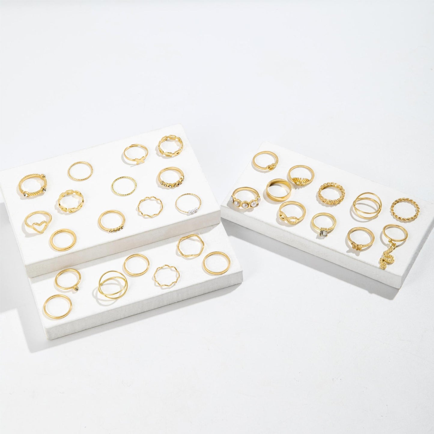 Womens Butterfly Knuckle Ring Set Adjustable Alloy Rings With Hearts And Zodiac Animal Designs Fashion Jewelry