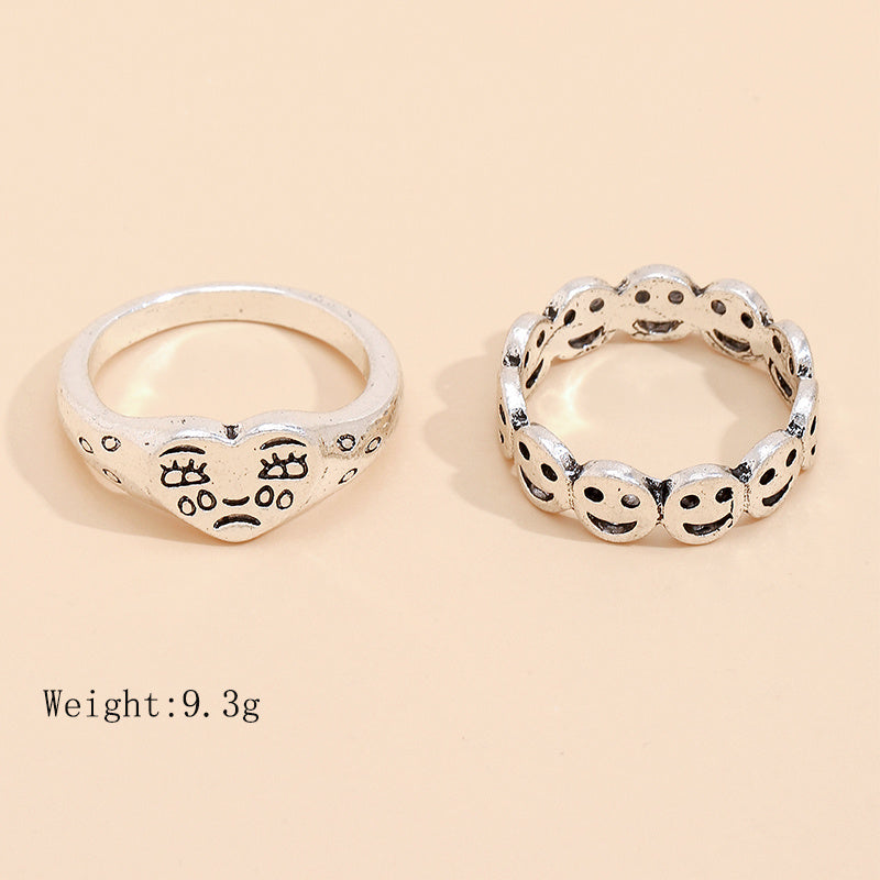 Layered Snake Chain Ring With Rhinestone Detailing Electroplated Zinc Alloy Geometric Design Elegant Style Now