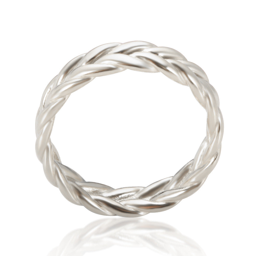 Wheat Ear Ring Stainless Steel Gold Plated Jewelry