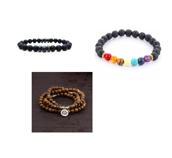 Vintage Volcanic Stone Beaded Bracelet Durable And Stylish For Daily Wear And Occasions For Everyday Style Use