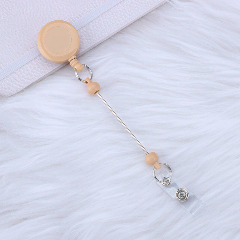 Retractable Badge Holder Keychain With Buckle And Secure Plastic Card Sleeve For Easy ID Access In Colors Soon