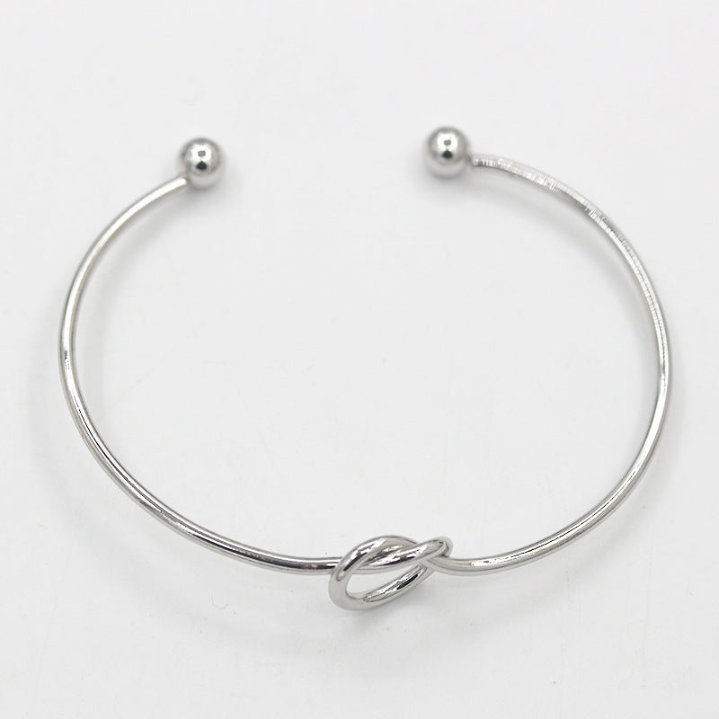 Women Adjustable Knotted Bracelet Korean Design Alloy