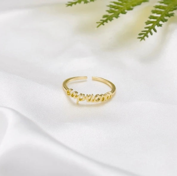 Womens Constellation Rings Adjustable Geometric Alloy