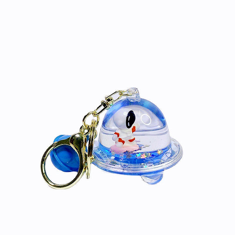 Acrylic Spaceman Keychain Girly Heart Design Alloy Key Chain Accessory For Space Lovers Guitar Skateboard Moon