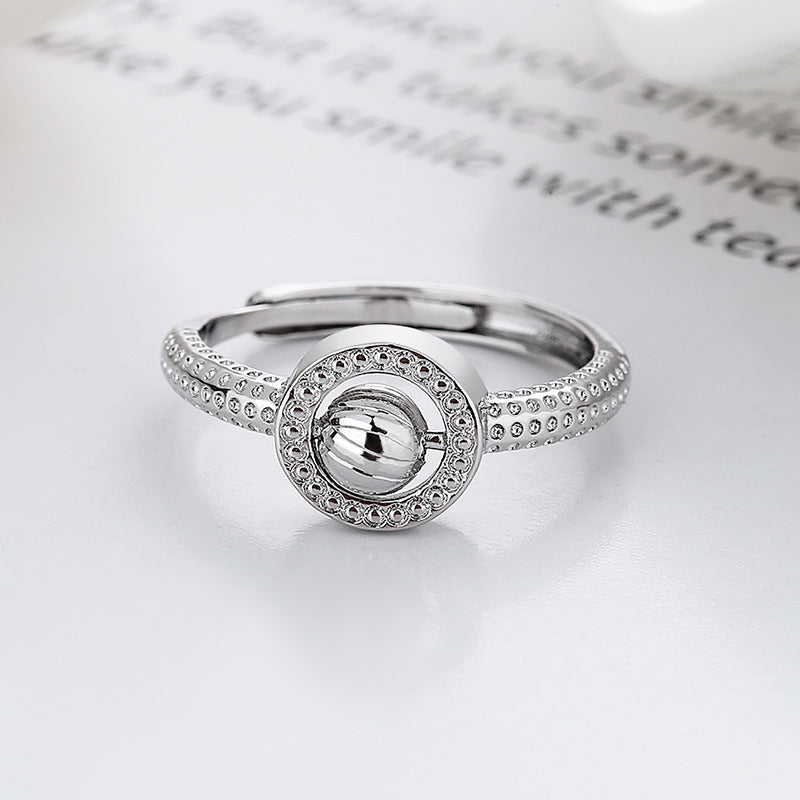 Geometric Copper Ring GoldFinish and PlatinumFinish Fashion Jewelry Travel Gift Souvenir Tourism Keepsake Item