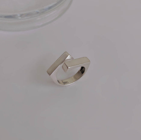 Electroplated Copper Ring With Geometric Design Cross Crown Wings Non Fading Finish Trendy Jewelry Popular Elements