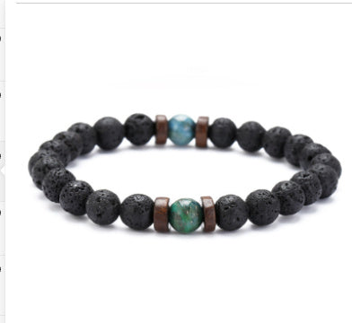 Vintage Volcanic Stone Beaded Bracelet Durable And Stylish For Daily Wear And Occasions For Everyday Style Use