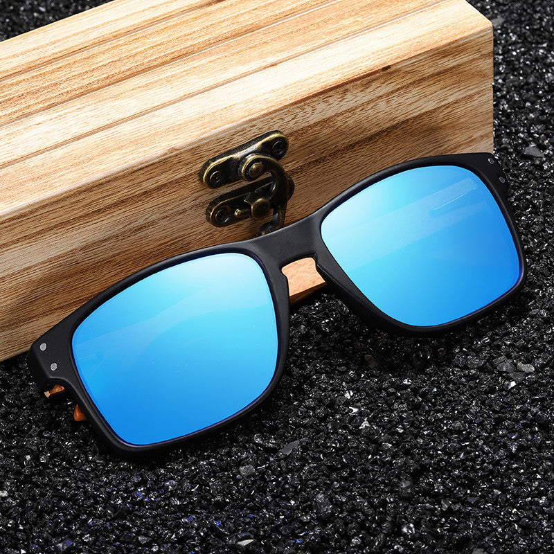 Unisex Bamboo Frame Sunglasses With TAC Lens For Men And Women Sports Glasses Universal Fit Customizable Versatile