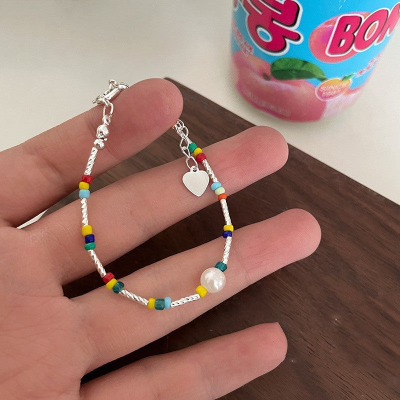 Women Electroplated Bracelet With Artificial Crystal Chic Design Fashionable Bangle Jewelry For Women And Girls