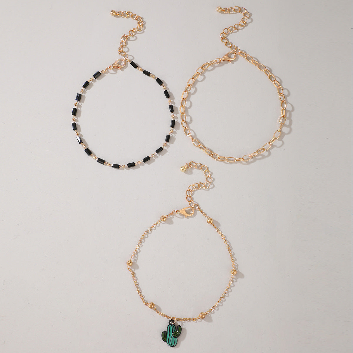 Unisex Halloween Charm Bracelet Gold Plated Ghost Pumpkin