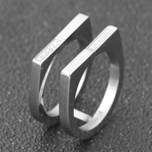Stainless Steel Ring for Women and Men Fashion Jewelry Band Steel Gold Color Sizes 6 7 8 9