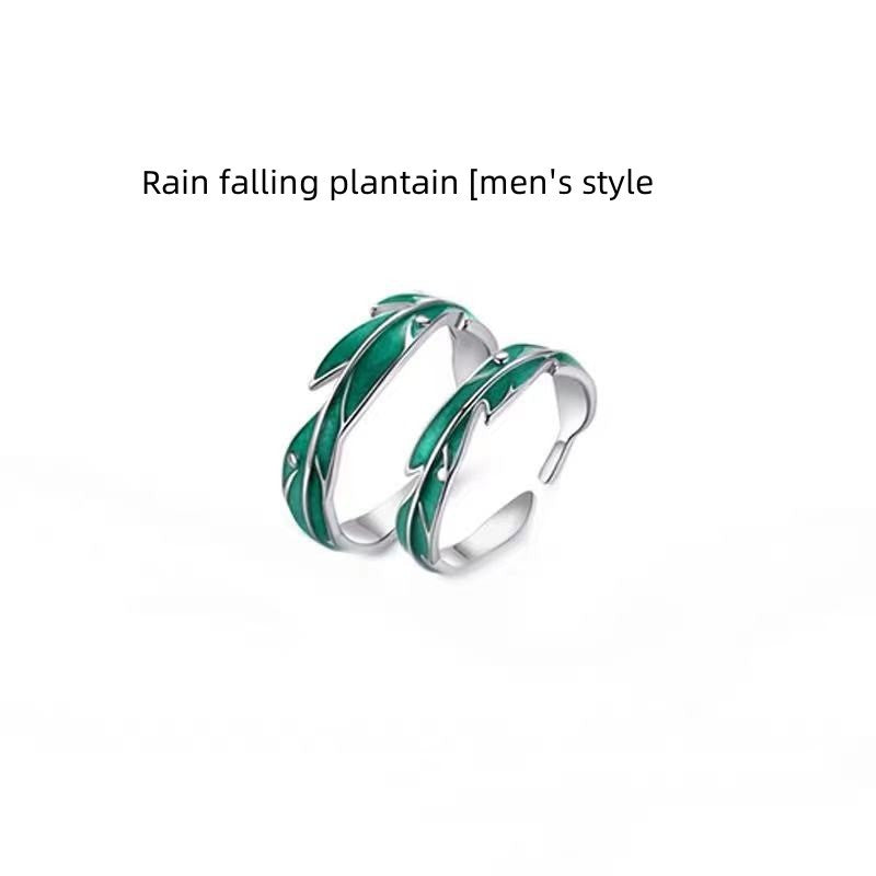 Couple Wings Rings Adjustable Metal For Him And Her Black And White Design Perfect Gift For Couples Gift Ideas