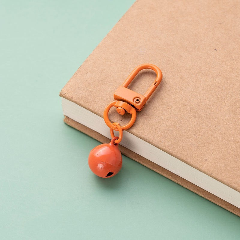 Iron and Copper Bell Keychains Pendants Durable Metal Key Chains Accessories Decorative Charms for Purses Bags