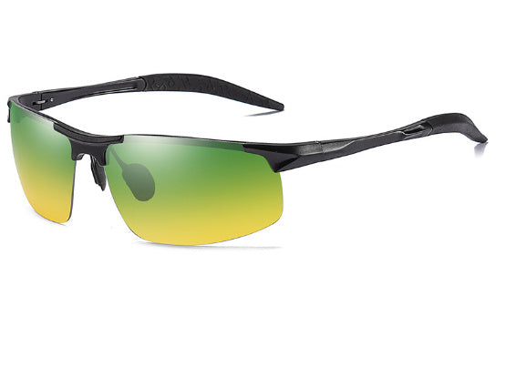 Polarized Sunglasses Aluminum Magnesium Frame For Driving Cycling Fishing Travel Outdoor Sports With UV Shield