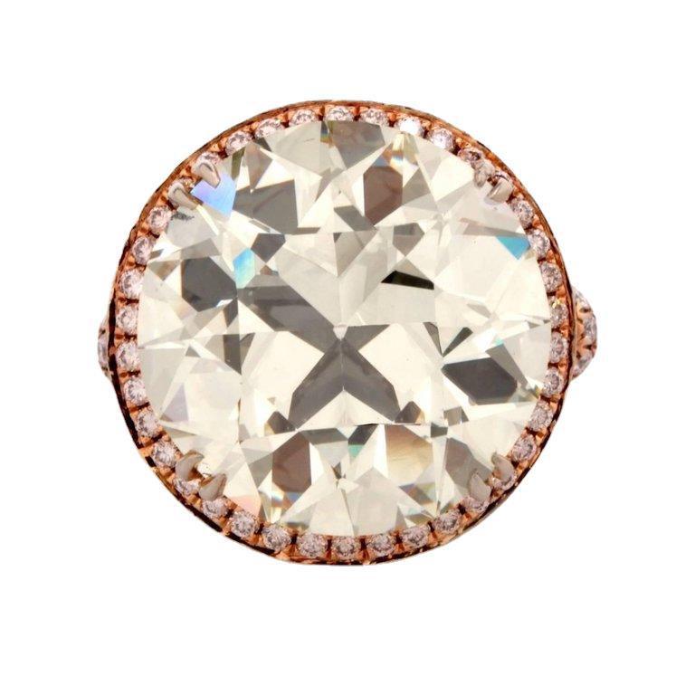 Rose Gold Tone Geometric Gemstone Ring for Women Elegant Fashion Jewelry Size 6 7 8 9 10 InlayGemstoneMaterial