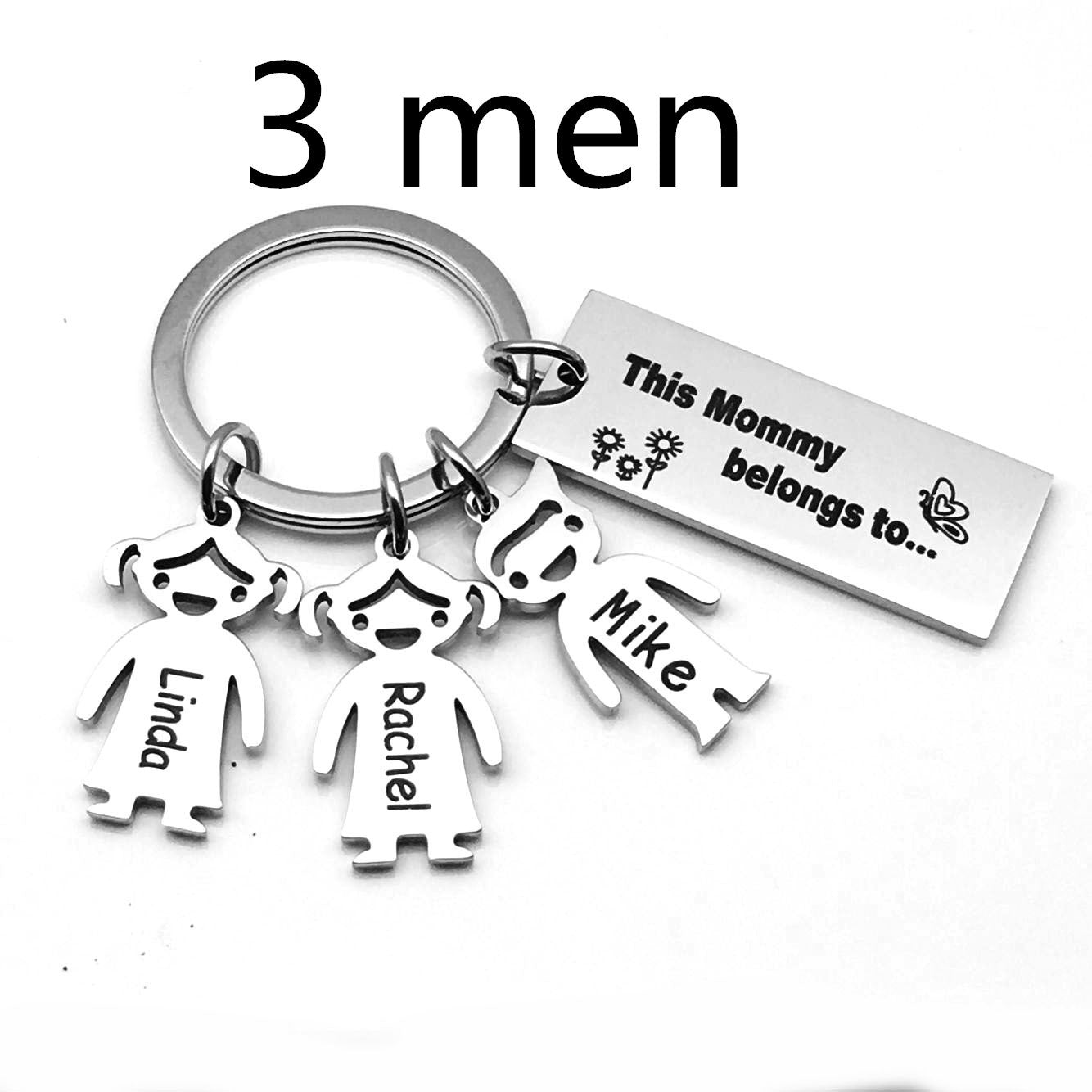 Unisex Stainless Steel Pendant Keychain Titanium Steel Pendant Gift For Boys And Girls Durable Accessory Style